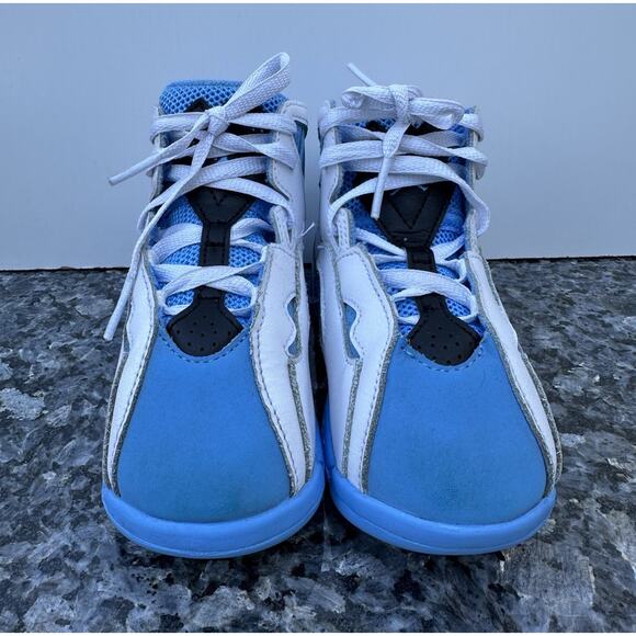 Nike TD Size US 10C Air Jordan True Flight White/Blue 343797-140 - Picture 3 of 12